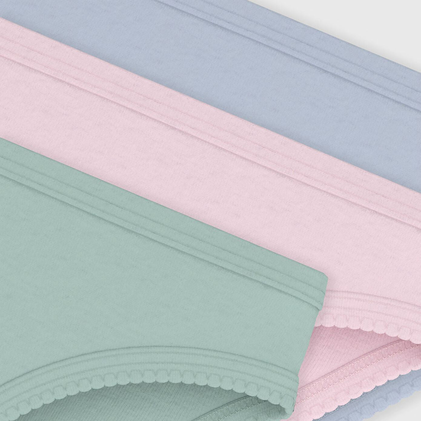 女童彩色棉内裤套装(3件)