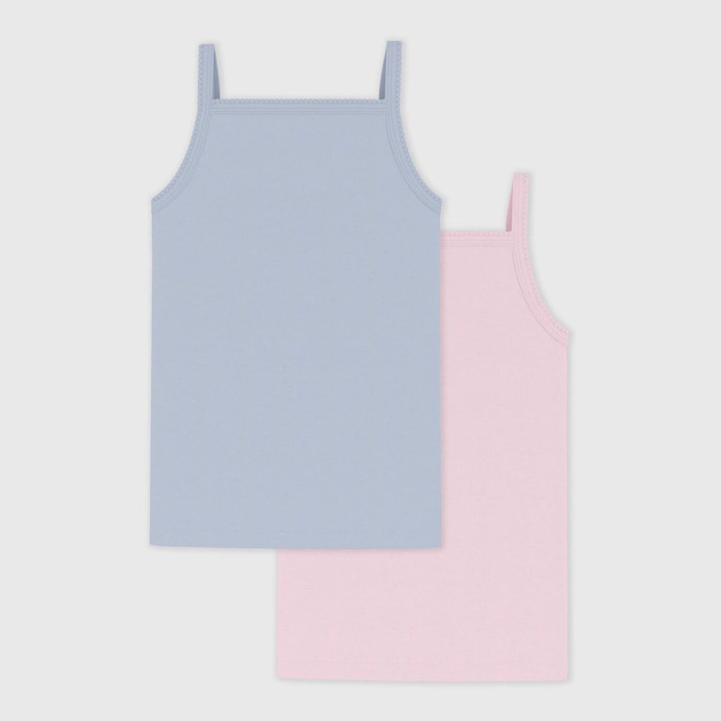 女童彩色棉背心套装(2件)