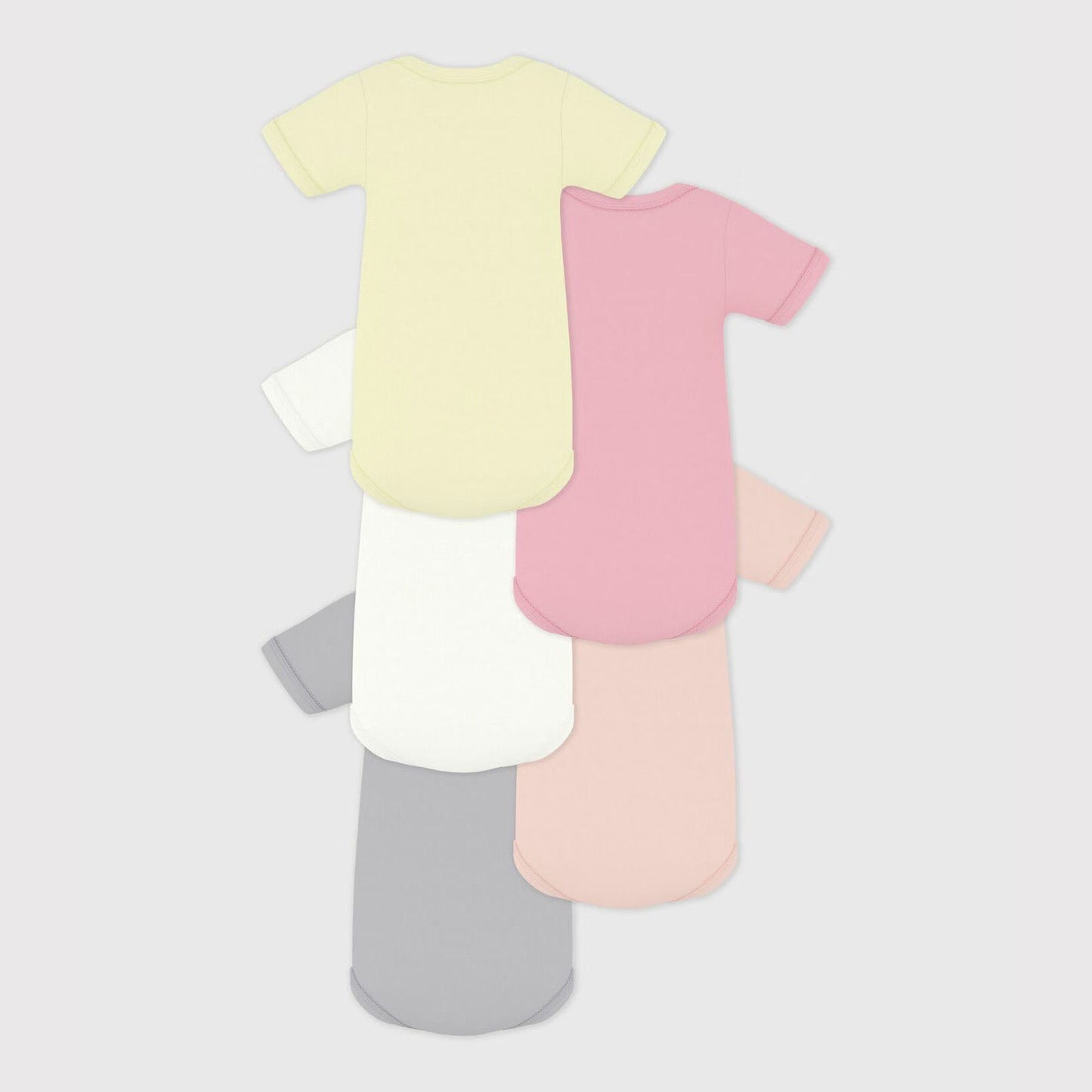 婴儿彩色棉连体衣套装(5件)