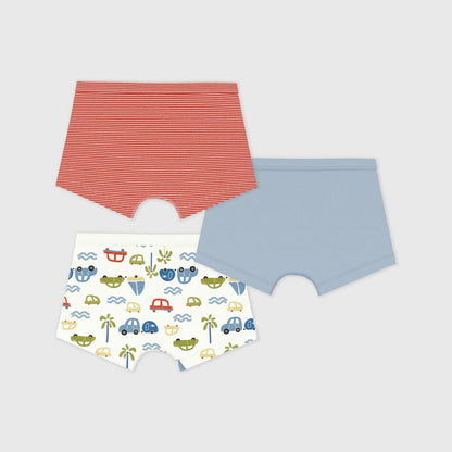 男童彩色棉内裤套装(3件)