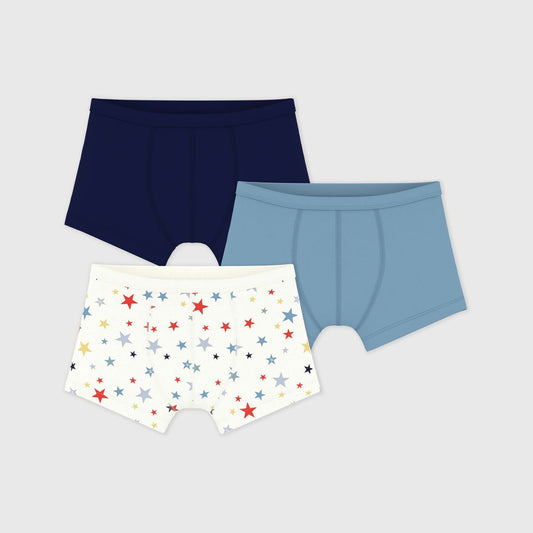 男童三色棉内裤套装(3件)
