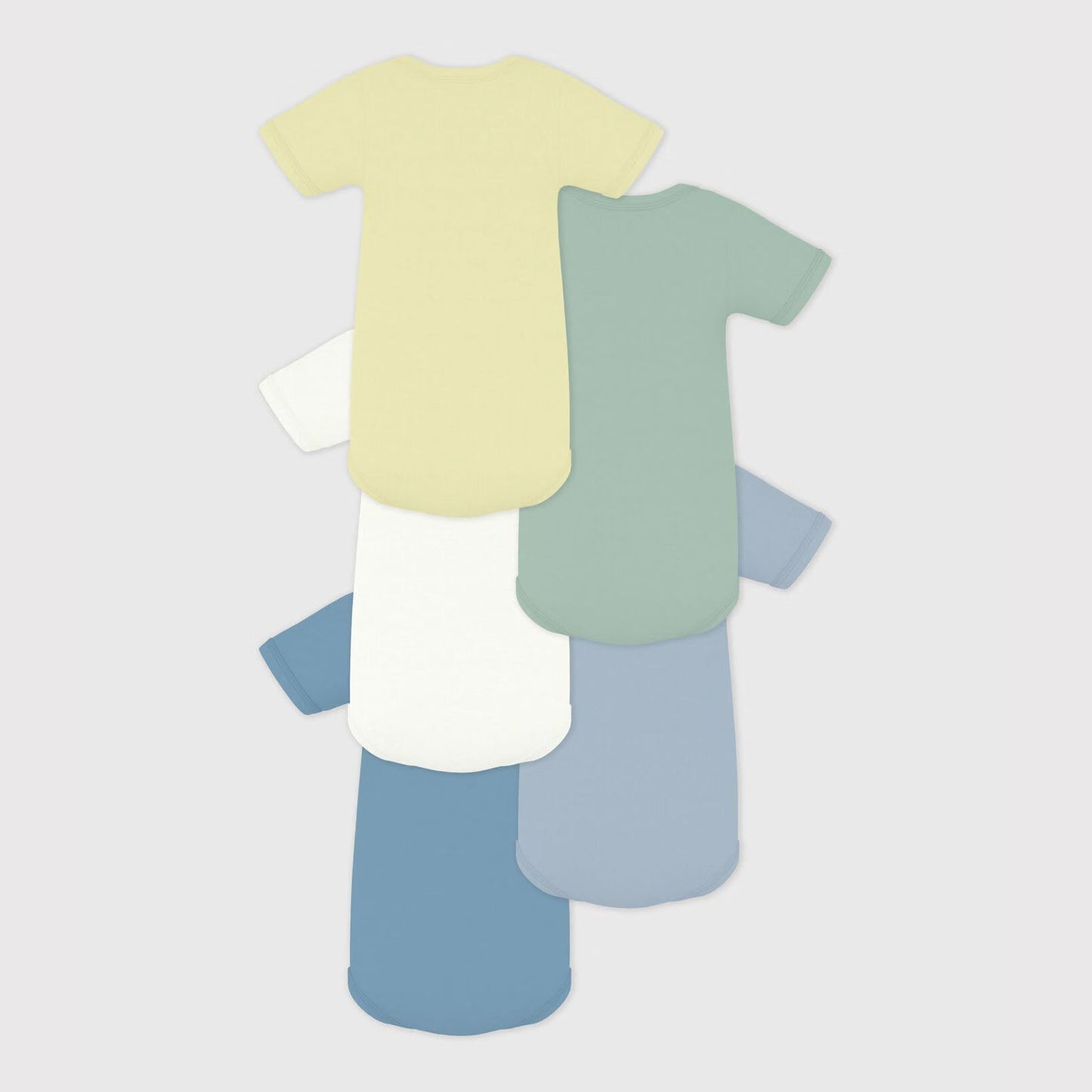 婴儿彩色棉连体衣(5件)