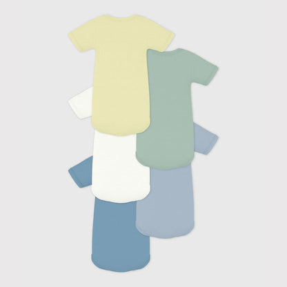 婴儿彩色棉连体衣(5件)