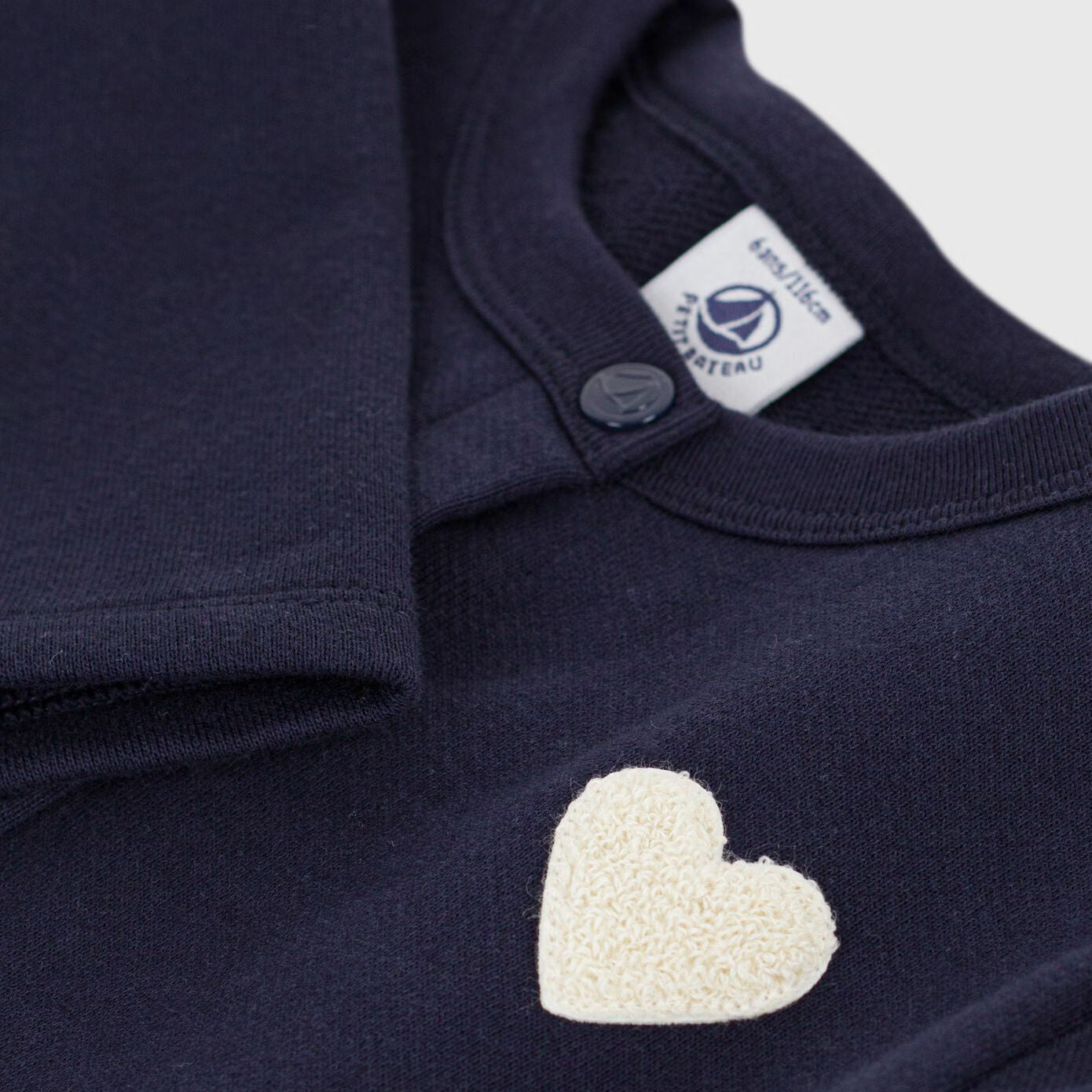 女童深蓝色棉开衫