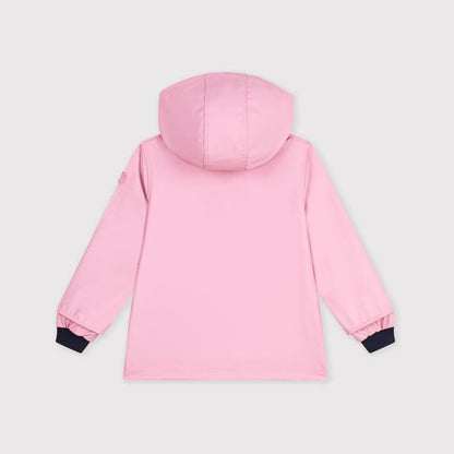 女童粉色雨衣