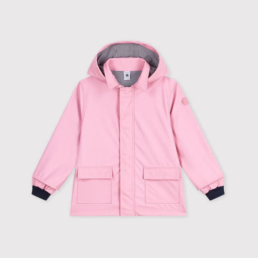 女童粉色雨衣