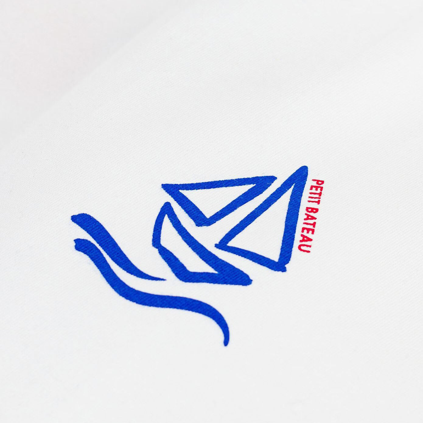 女士白色Logo棉T恤