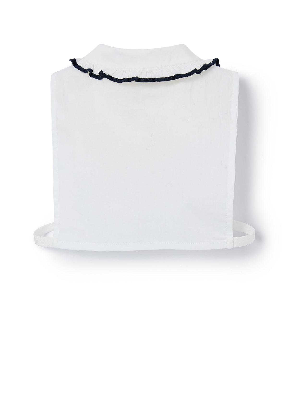 Girls White Detachable Collar