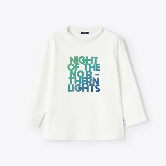 儿童白色Logo棉T恤