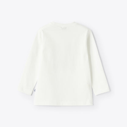 儿童白色Logo棉T恤
