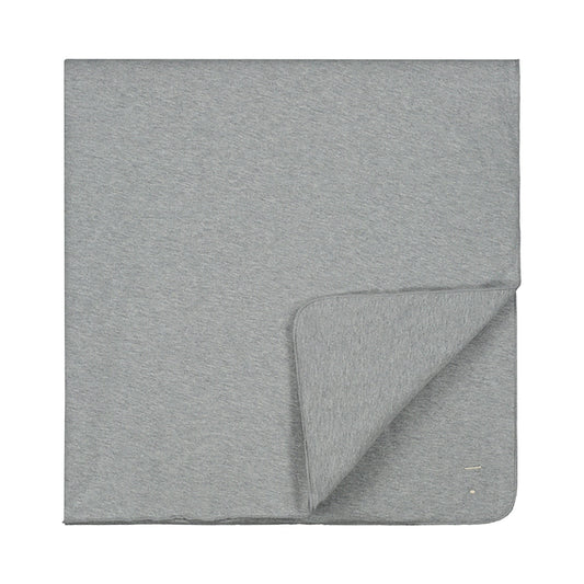 婴儿灰色棉毯子