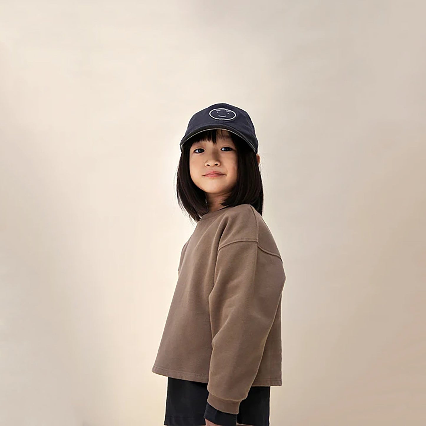 儿童黑色棒球帽