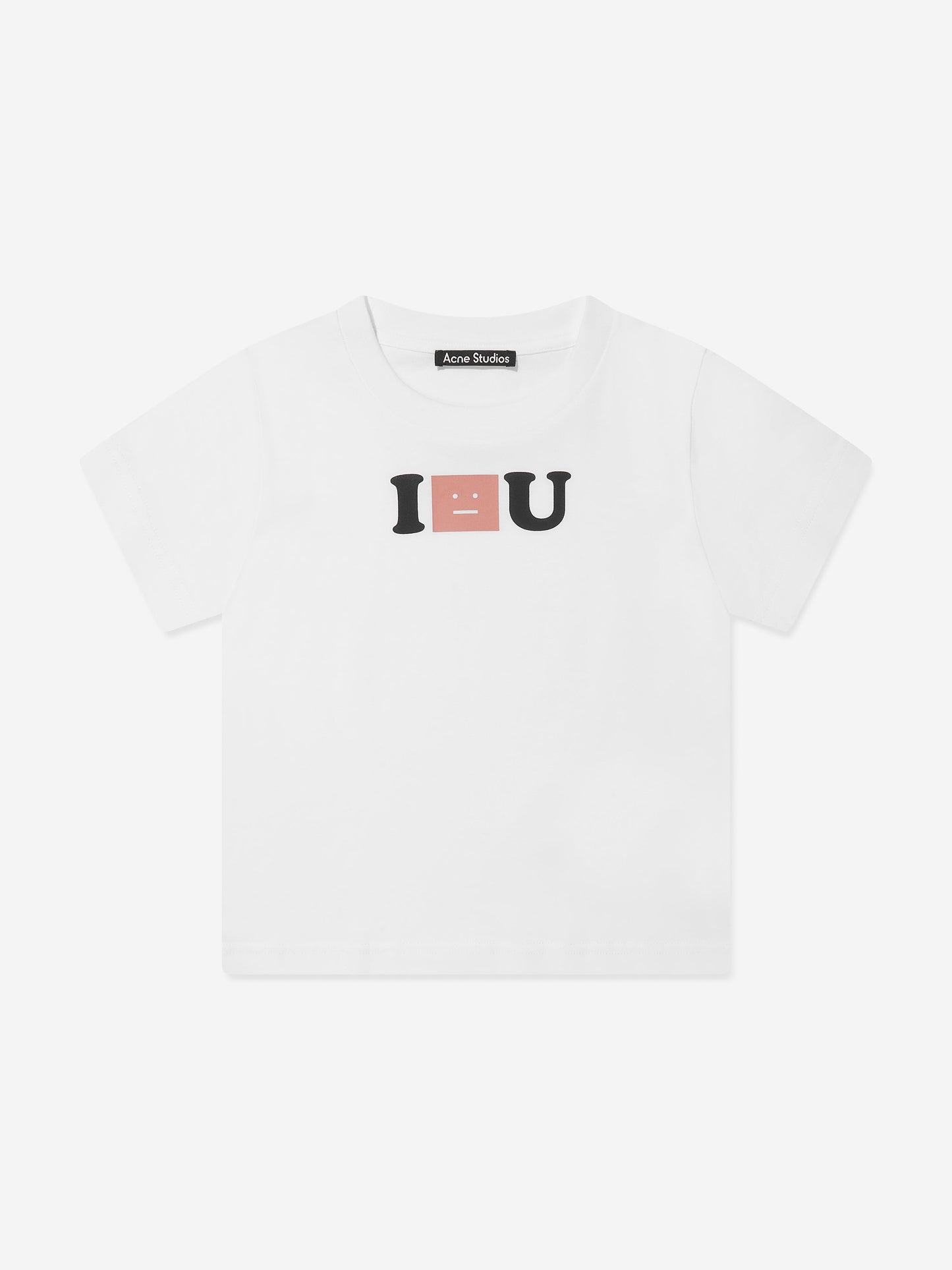儿童白色 Love Face T 恤