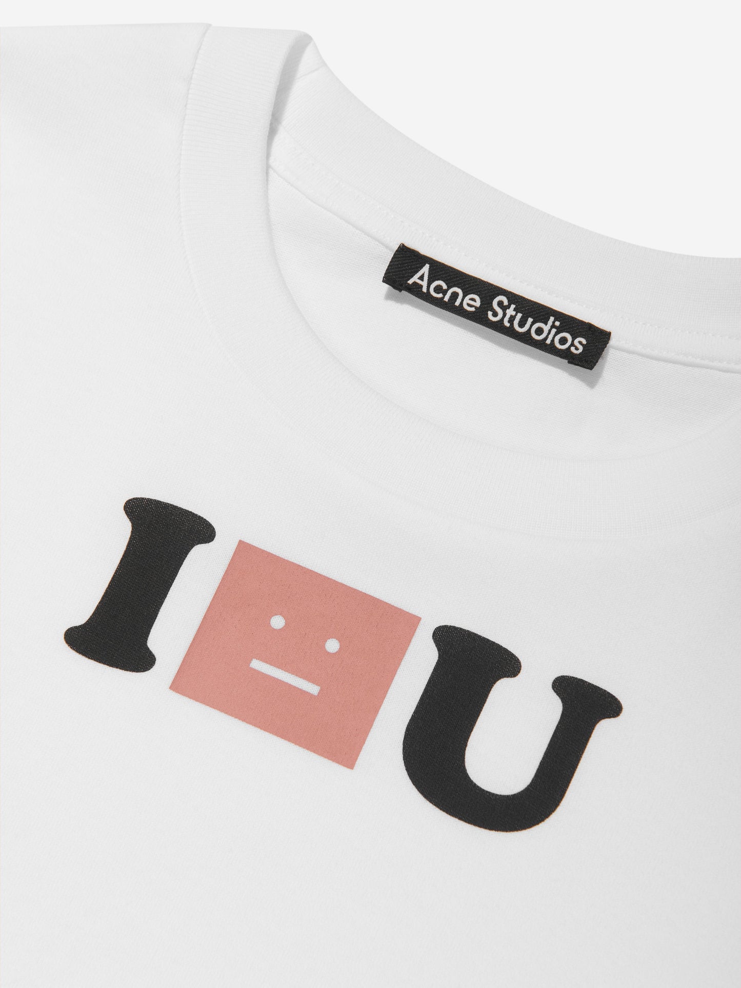 儿童白色 Love Face T 恤