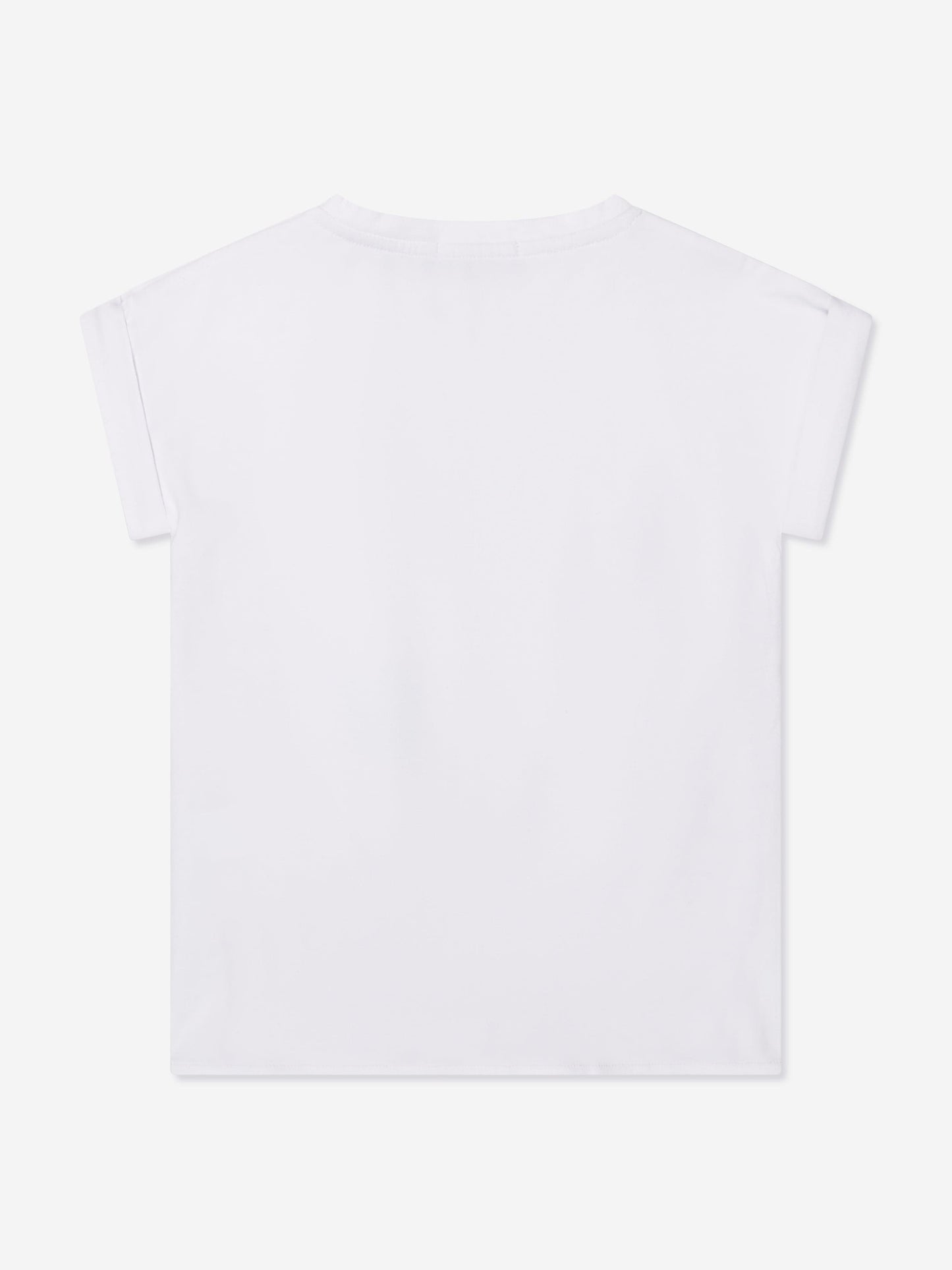 Aigner 女童系带前 T 恤（粉色）