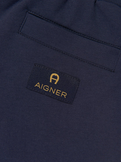 Aigner 男童口袋百慕大短裤（海军蓝）