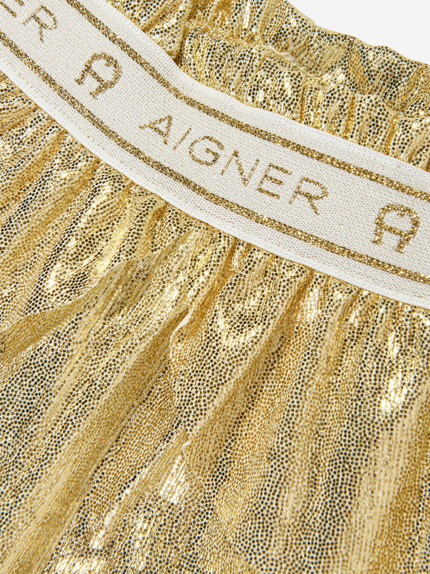 Aigner 女童金色金属长裤