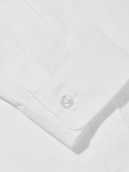 Aigner 男童白色徽标印花衬衫