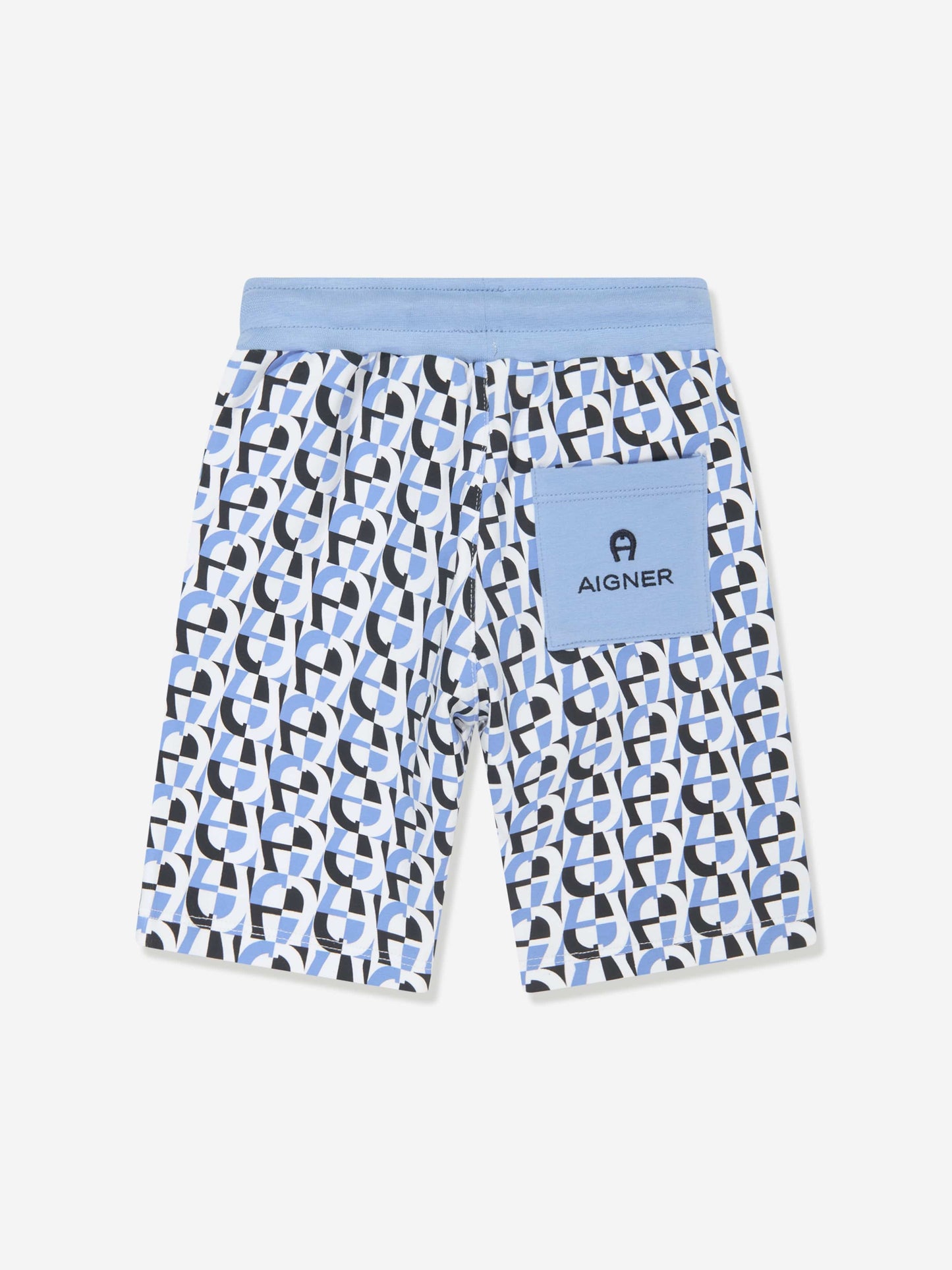 Aigner Baby Logo 蓝色百慕大短裤