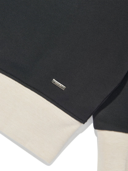 Amiri Kids 学院风连帽衫（黑色）