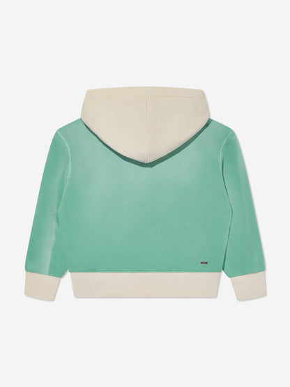 Amiri Kids 学院风连帽衫（蓝色）