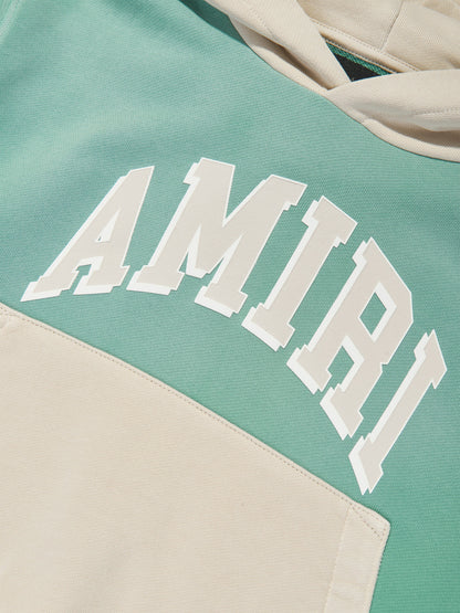 Amiri Kids 学院风连帽衫（蓝色）