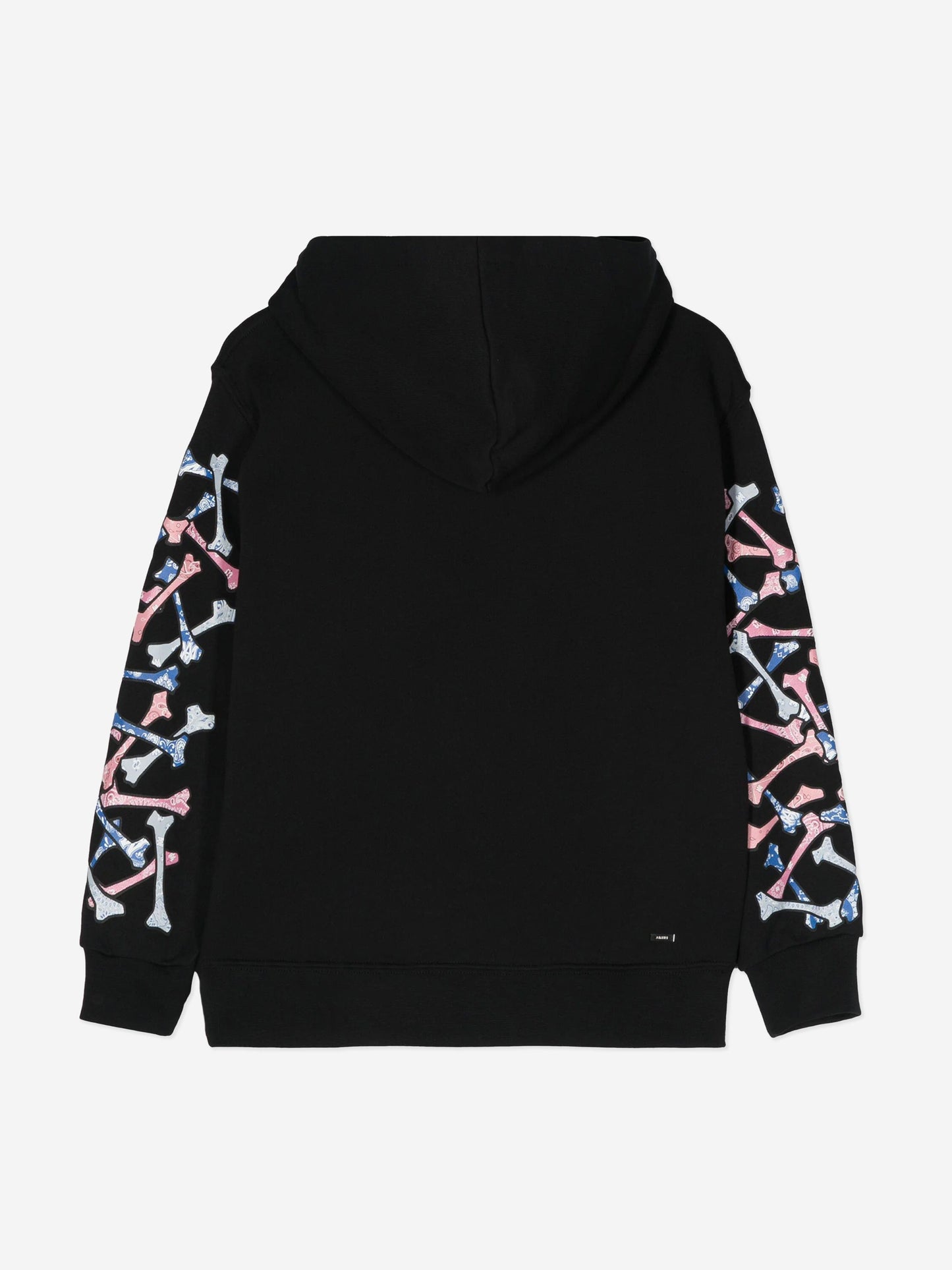 Amiri Kids Bandana Bones 连帽衫（黑色）