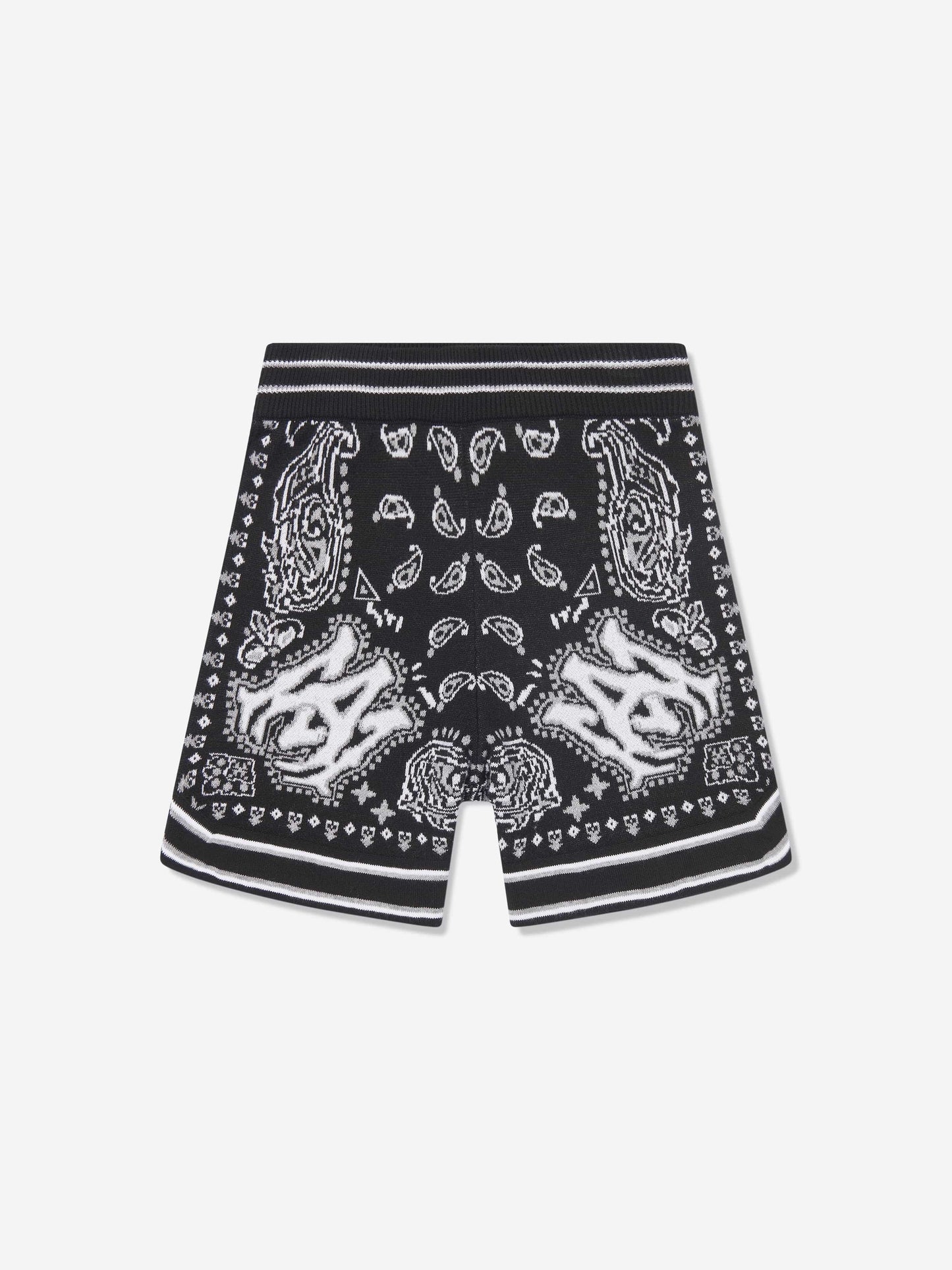 Amiri 男童黑色方巾短裤