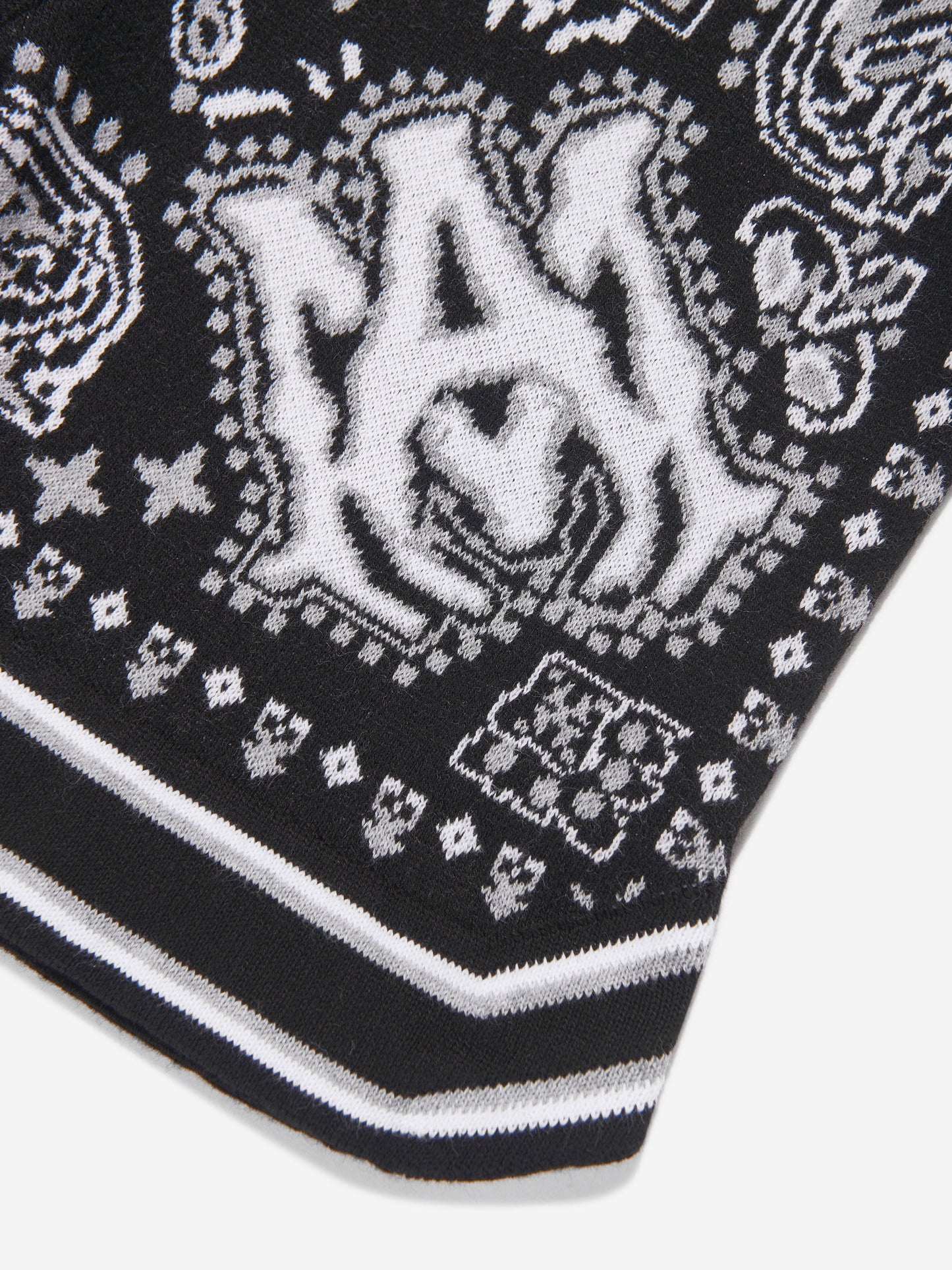 Amiri 男童黑色方巾短裤