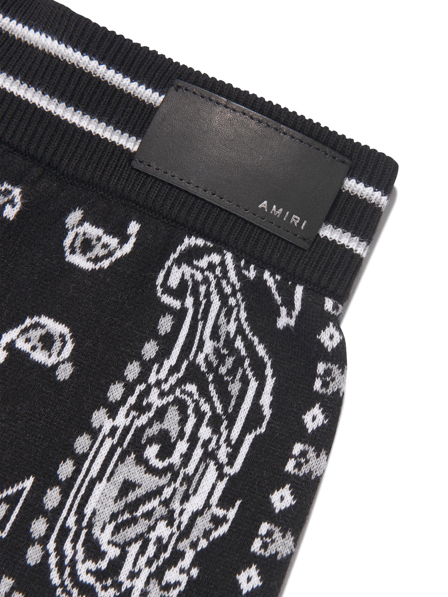 Amiri 男童黑色方巾短裤