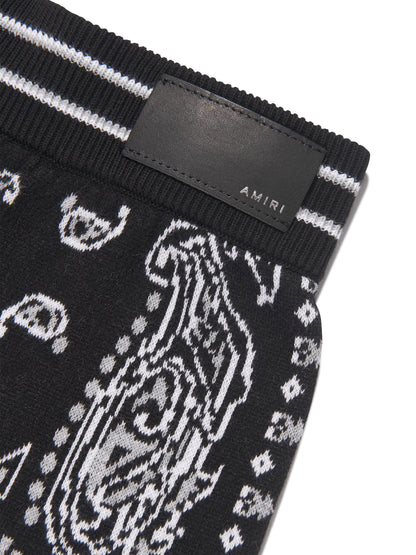 Amiri 男童黑色方巾短裤