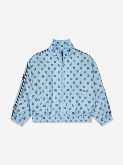Amiri Kids MA 佩斯利风衣 蓝色