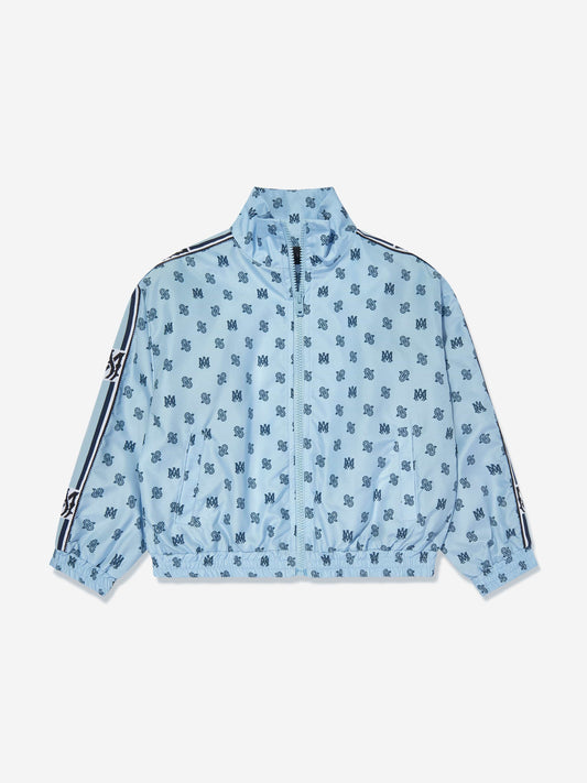 Amiri Kids MA 佩斯利风衣 蓝色