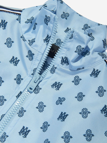 Amiri Kids MA 佩斯利风衣 蓝色