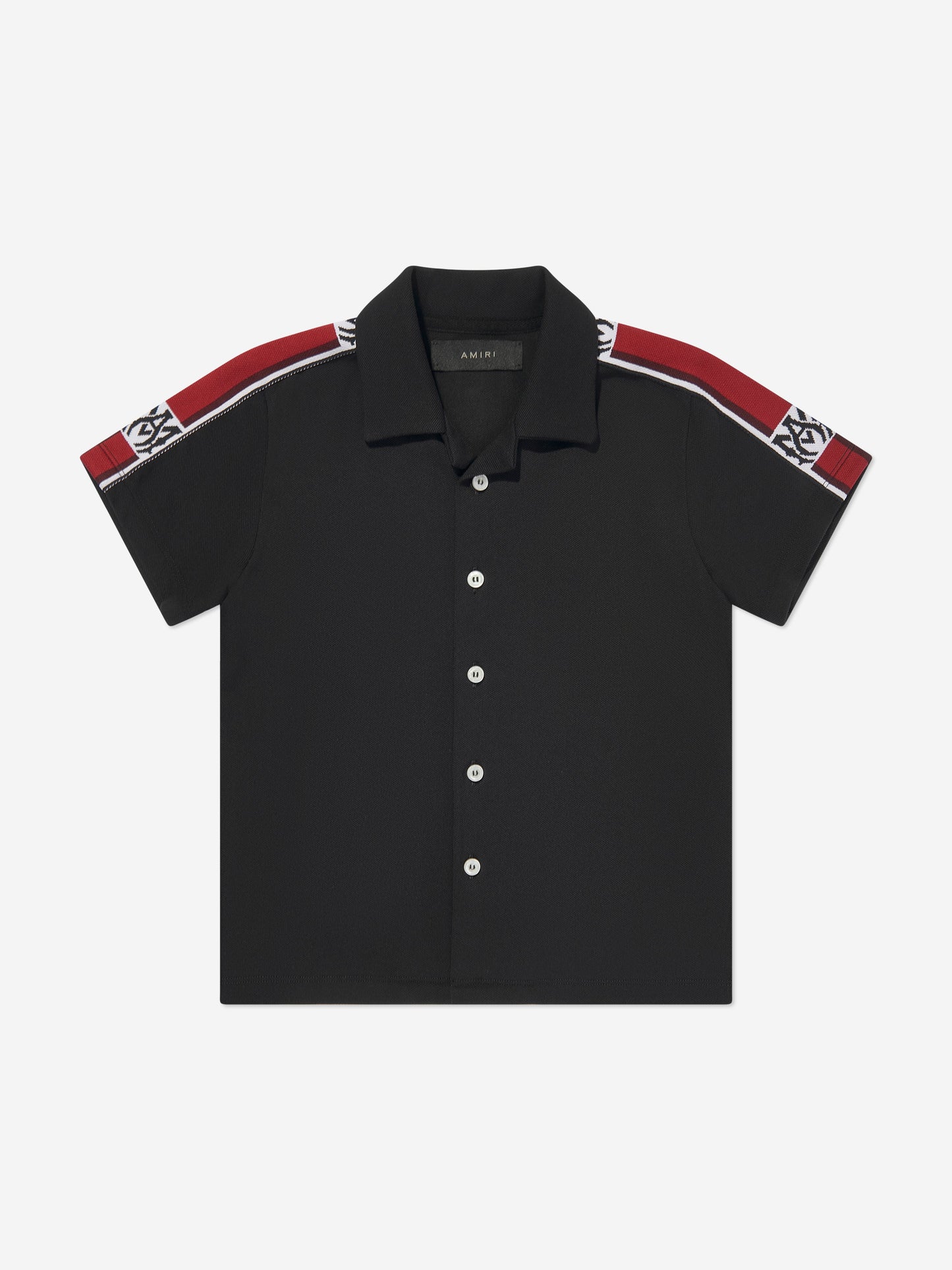 Amiri 男童 MA 胶带衬衫（黑色）