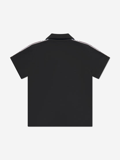 Amiri 男童 MA 胶带衬衫（黑色）