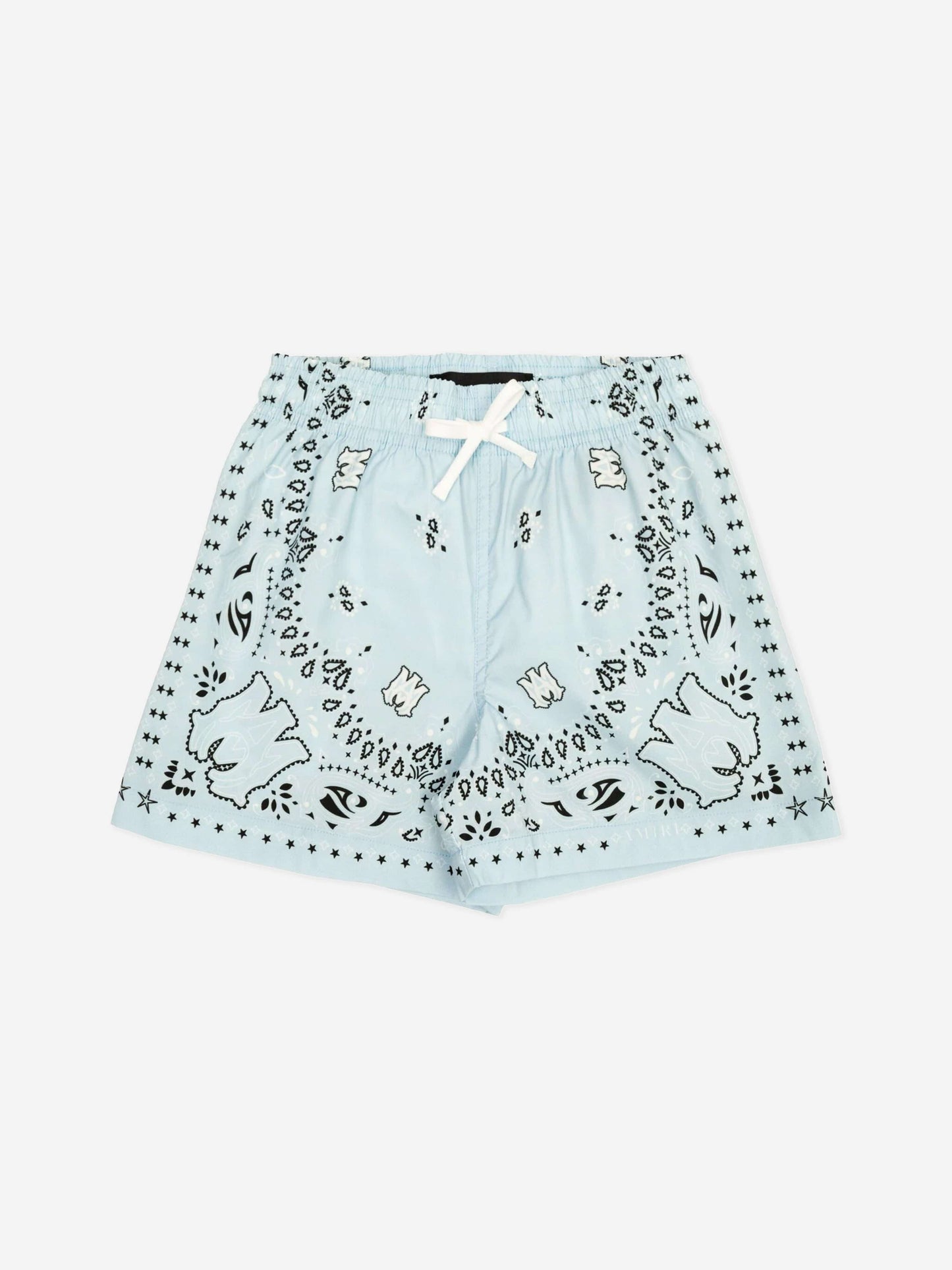 Amiri 男童蓝色 Bandana 泳裤