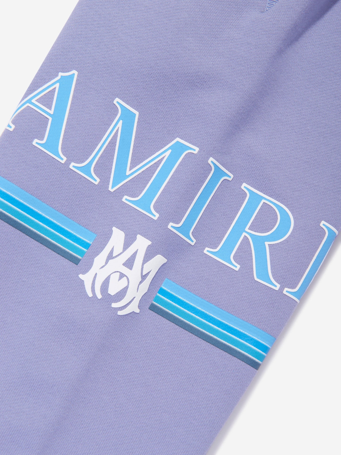Amiri Kids Bar Logo 慢跑裤（蓝色）