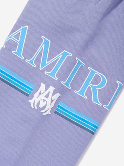 Amiri Kids Bar Logo 慢跑裤（蓝色）