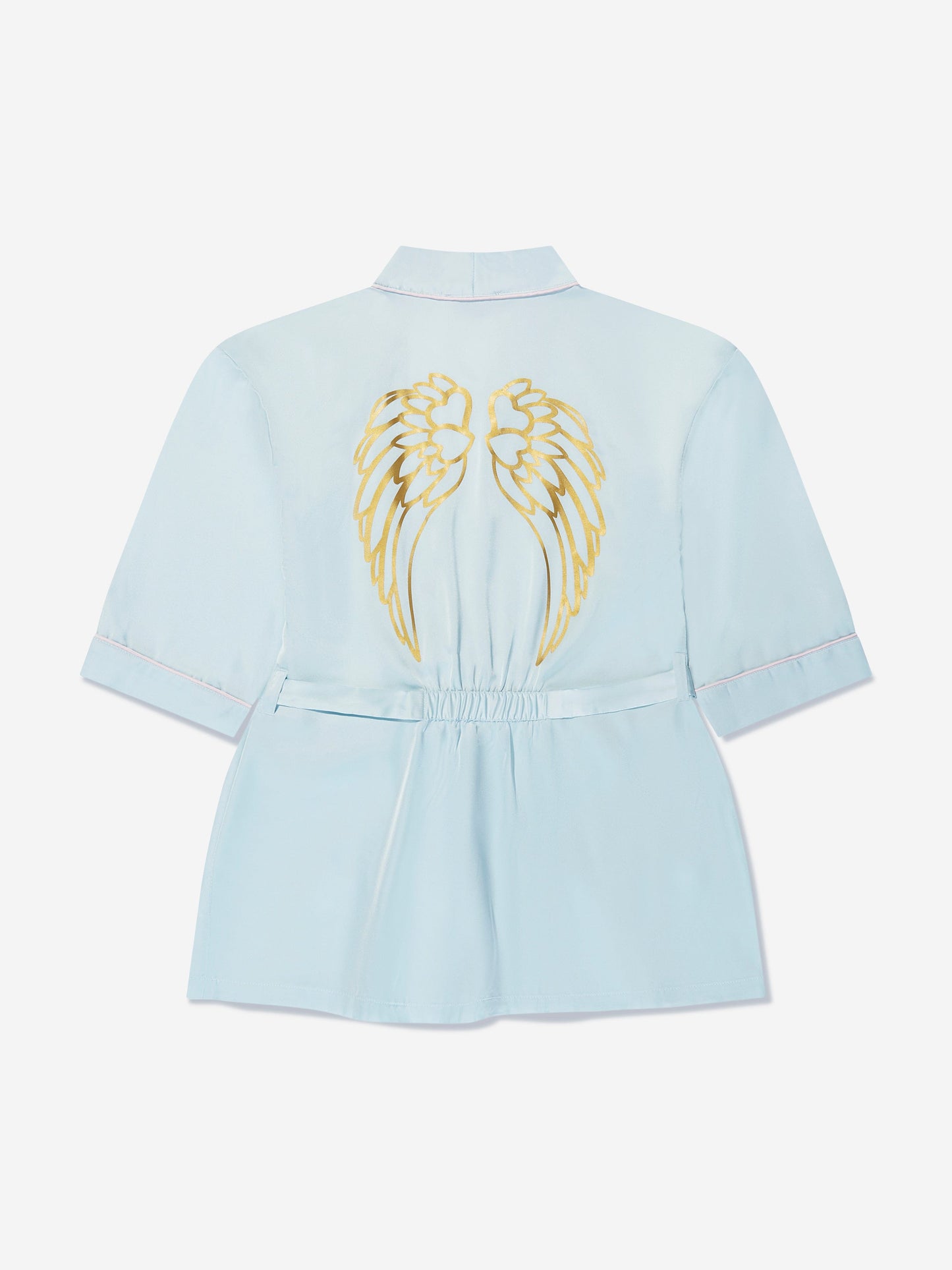 Angels Face 女童缎面晨衣和眼罩