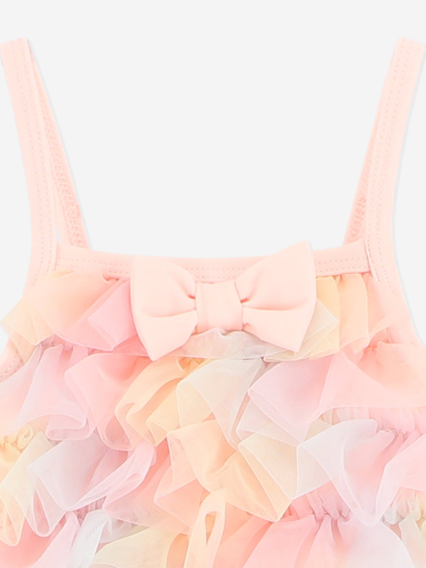Baby Girls Minnow Rainbow Swimsuit in Pink