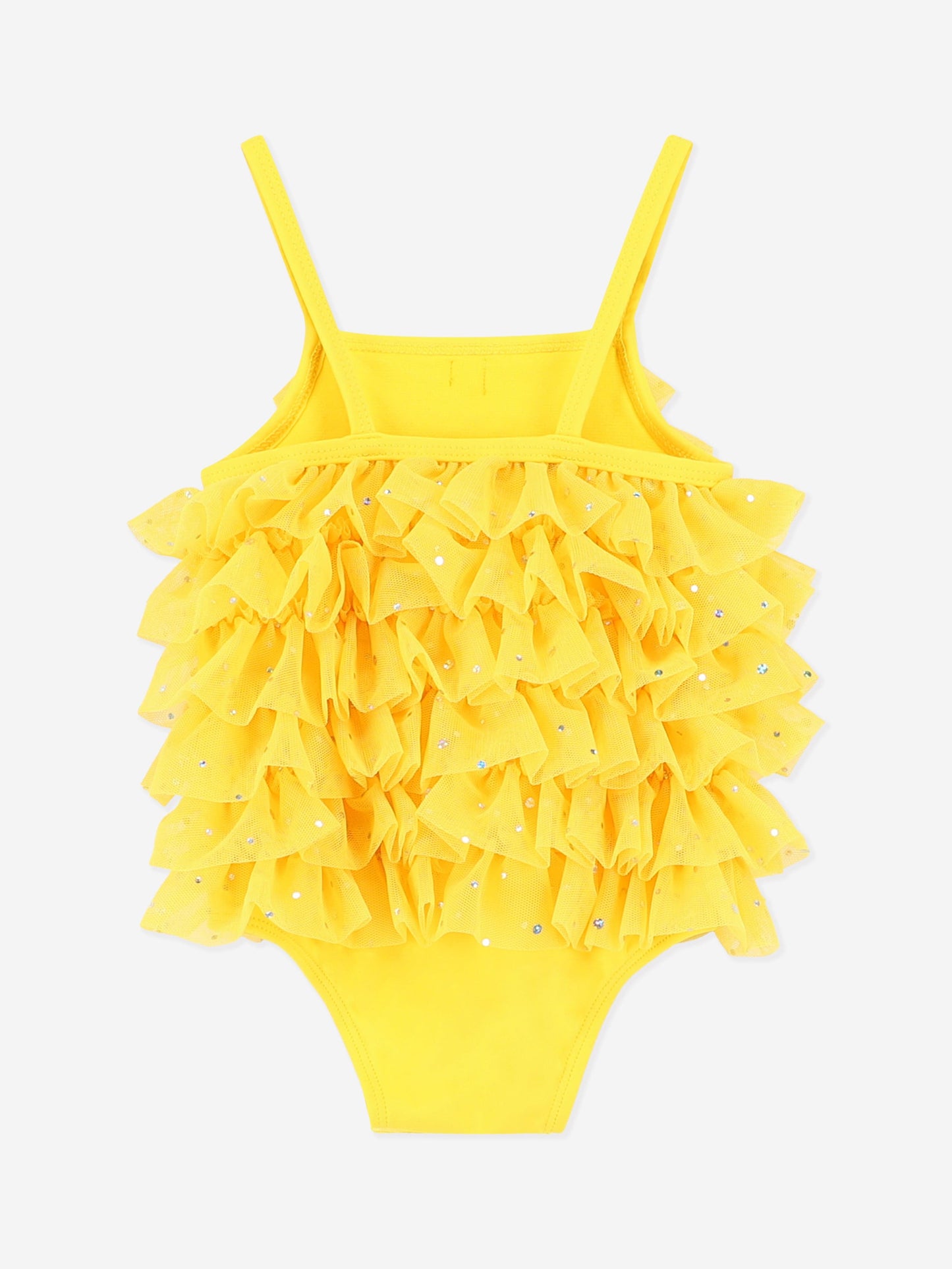 Baby Girls Minnow Sparkle Swimsuit in Yellow