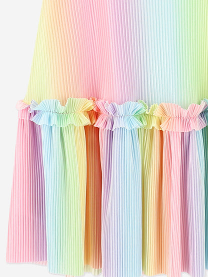 Girls Ember Pleated Dress in Multicolour