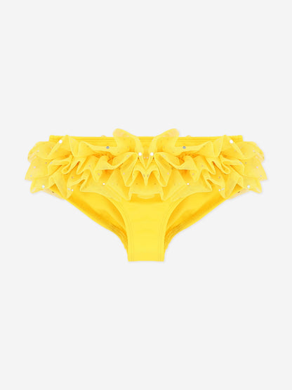 Girls Alissia Sparkle Bikini in Yellow