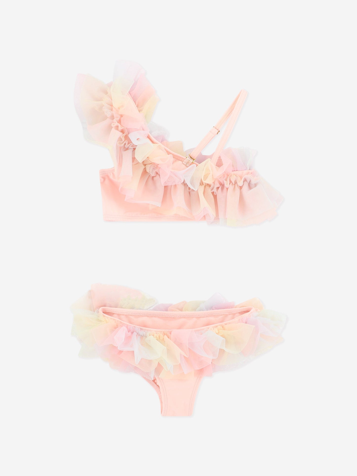 Girls Athens Rainbow Bikini in Pink