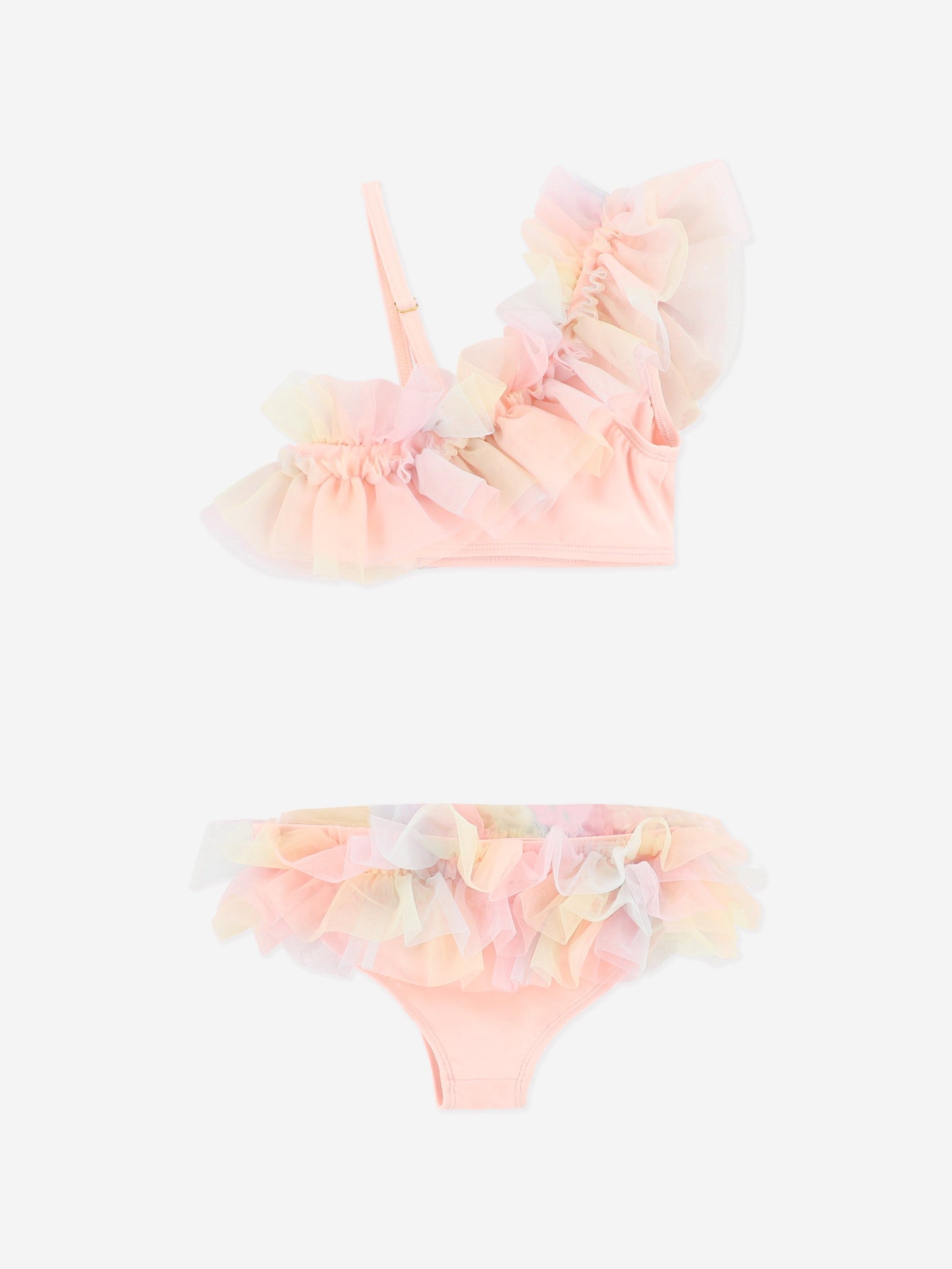 Girls Athens Rainbow Bikini in Pink