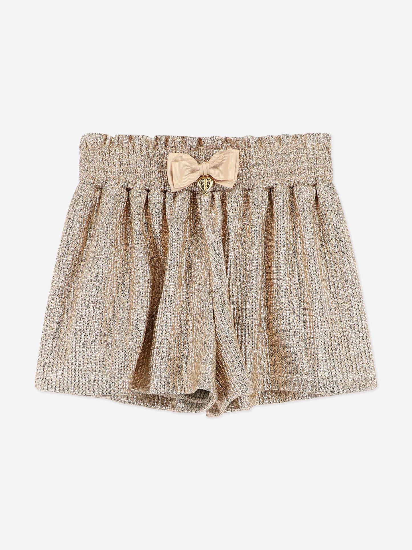 Girls Fortunate Top and Shorts Set in Gold