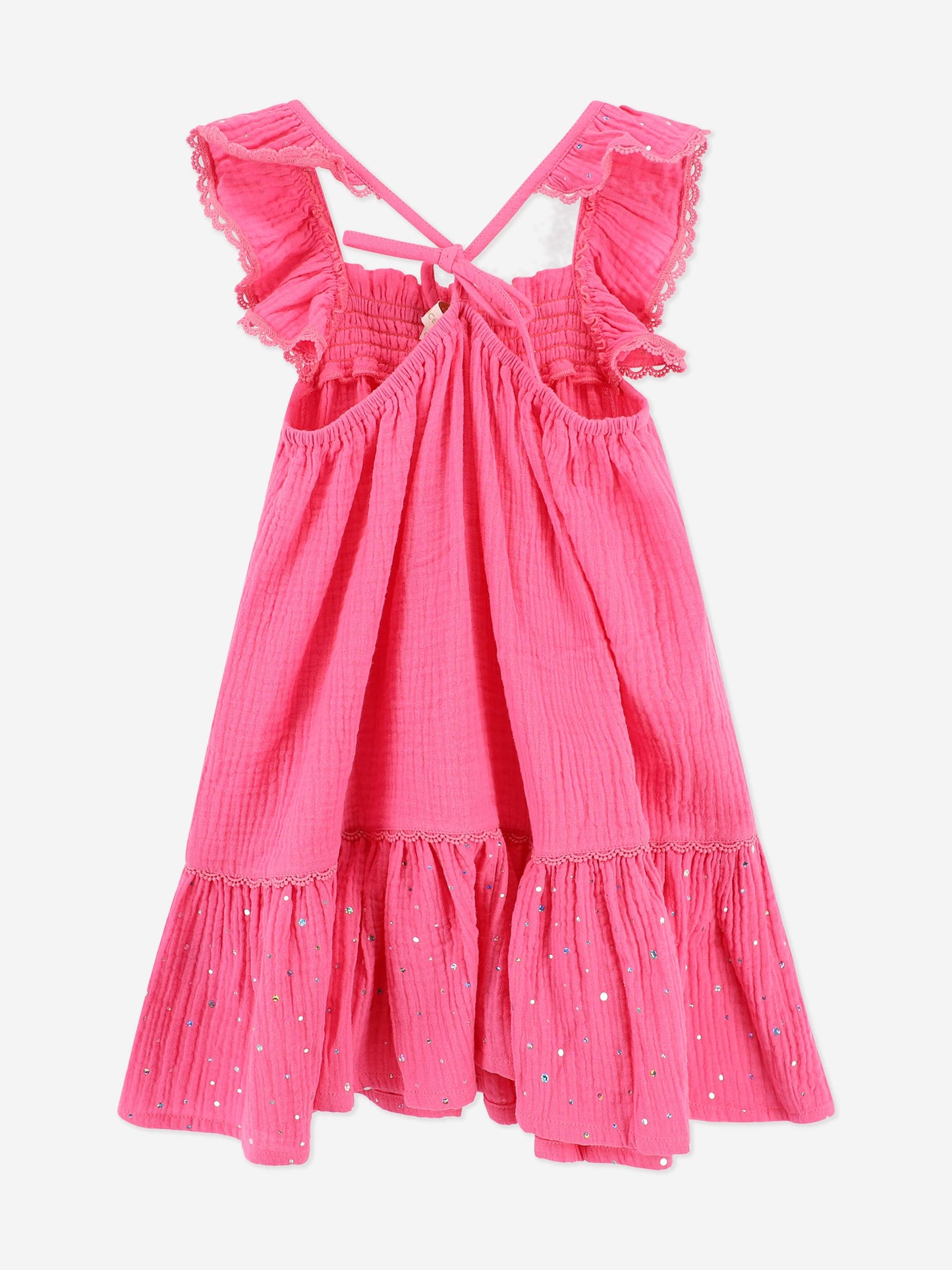 Girls Davita Beach Dress in Pink