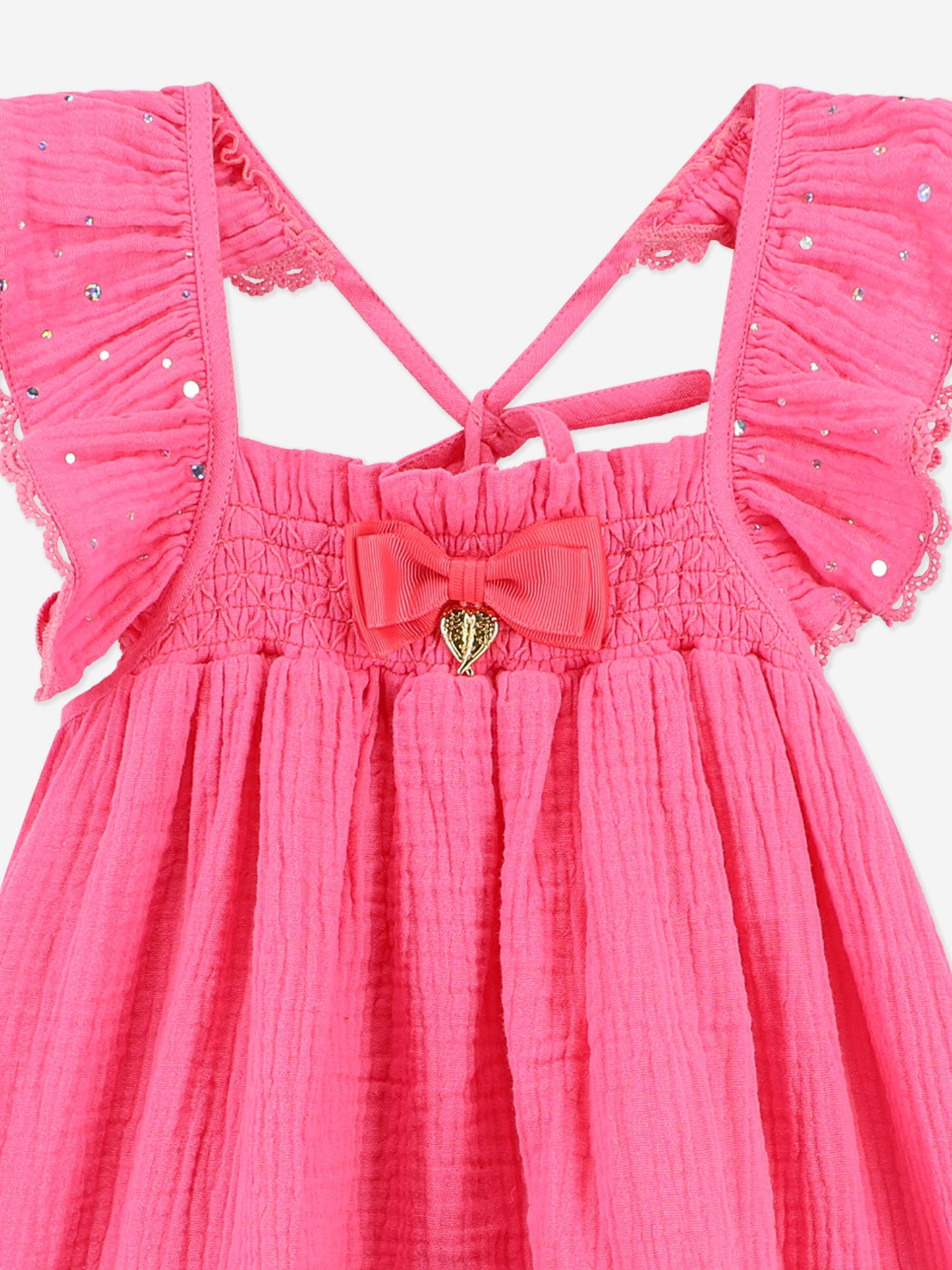 Girls Davita Beach Dress in Pink