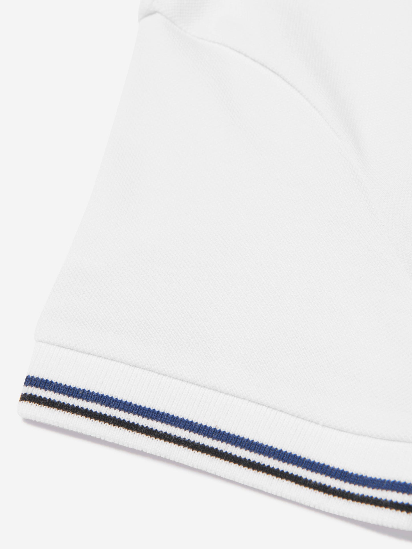 Emporio Armani 男童白色徽标 Polo 衫